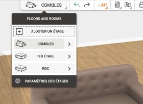 Créez des étages sur plan maison