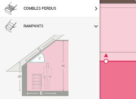 Toiture et sous-pente pour plan de maison