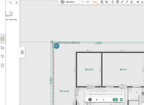 Step 1: To start with, draw the boundaries of your garden, terrace or pathways to define the space.