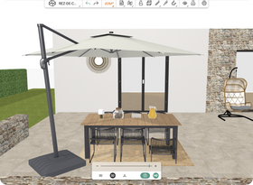 Étape 5 : Aménagez votre extérieur avec des équipements secondaires : du salon de jardin à l'éclairage extérieur, en passant par les barbecues et planchas, laissez libre cours à votre imagination.