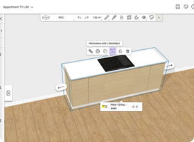 Step 3: Position and adapt the furniture area